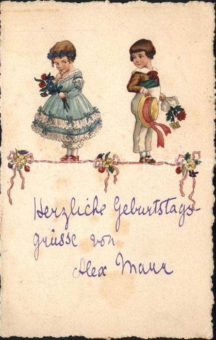 Kinder Child Enfants Blumen