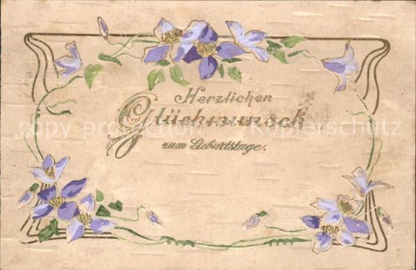 Geburtstag Glückwunsch Blumen