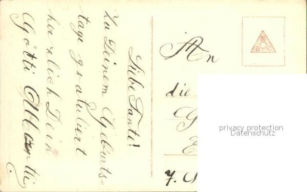 Foto Amag Nr. 62710/5 Kinder Blumen Glückwunsch Gebur – Bild 2