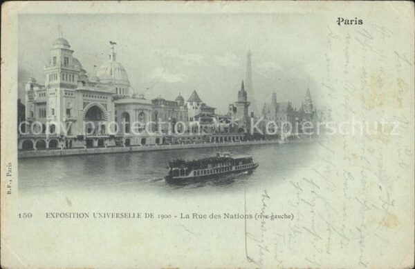 Exposition Universelle Paris 1900 Rue des Nations
