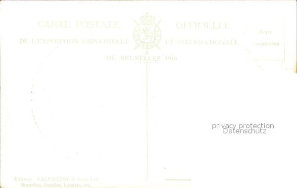 Exposition Universelle Bruxelles 1910 Pavillon Neerlandais – Bild 2