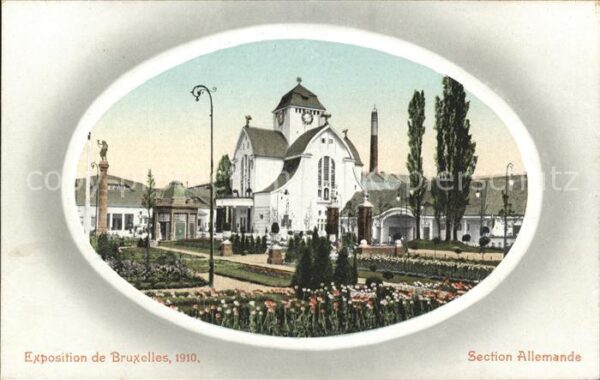 Exposition Universelle Bruxelles 1910 Section Allemande