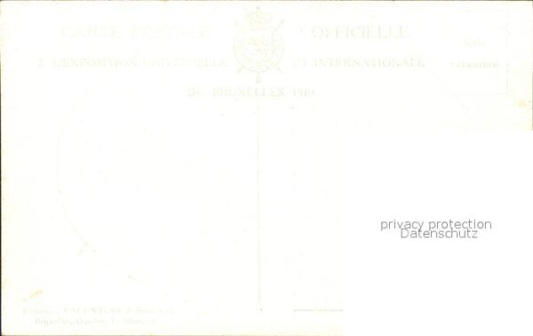 Exposition Universelle Bruxelles 1910 Section Allemande – Bild 2