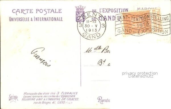Exposition Universelle Gand 1913 Section Anglaise – Bild 2
