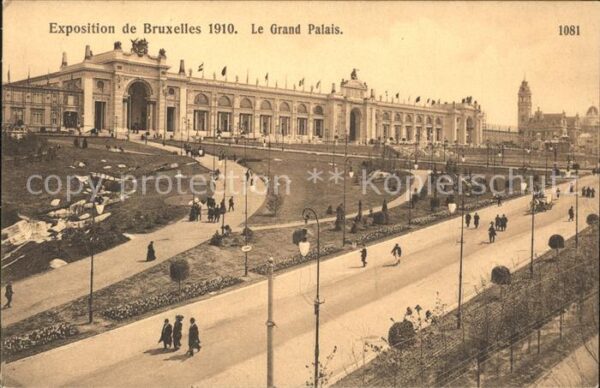 Exposition Universelle Bruxelles 1910 Le Grand Palais