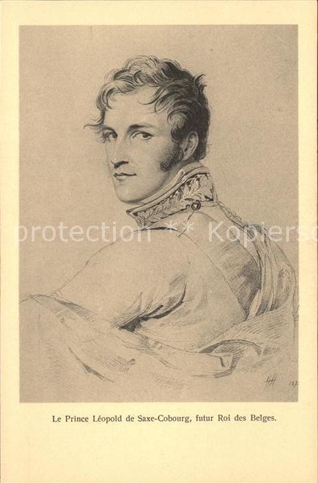 Adel Belgien Prince Leopold de Saxe-Cobourg Expositi