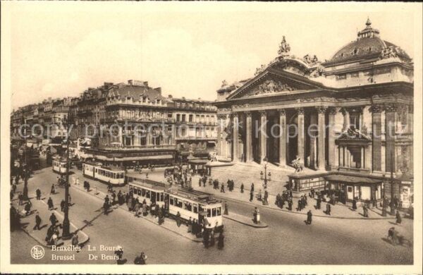 Strassenbahn Bruxelles La Bourse