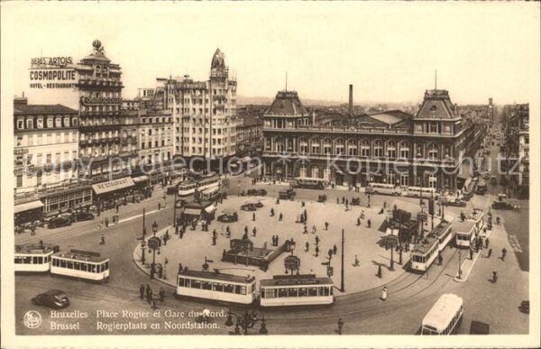 Strassenbahn Bruxelles Place Rogier Gare du Nord