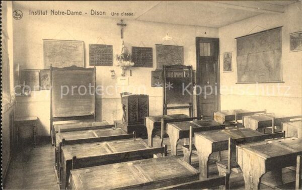 Schule School Ecole Escuela Scuola-- Klassenzimmer Institut Notre-Dame Dison