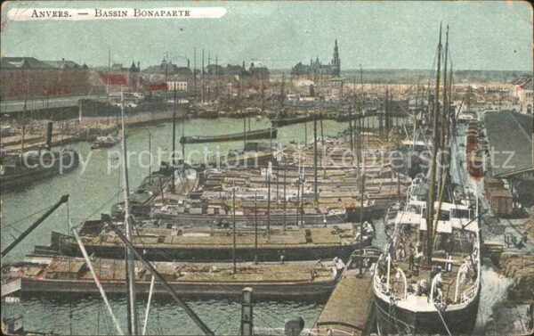 Schiffe Ships Navires Anvers Bassin Bonaparte