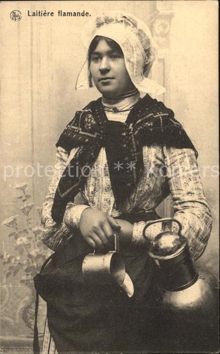 Laitiere flamande Frau Tracht