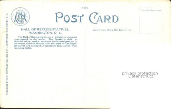Politik Hall of Representatives Washington D.C. – Bild 2