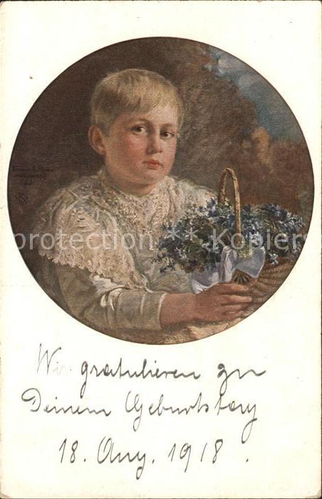 Kuenstlerkarte Prof. Rudolf Wimmer Ich gratuliere Münc