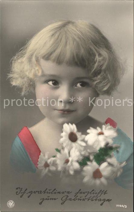 Foto NPG Nr. 7744/3 Kind Margeriten