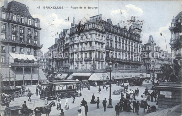 Strassenbahn Bruxelles Place de la Bourse