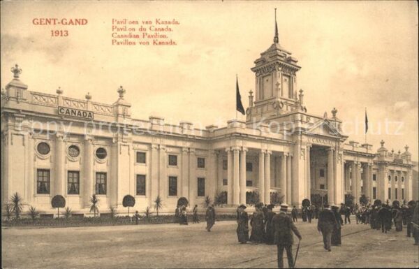 Exposition Universelle Gand 1913 Pavillon du Canada