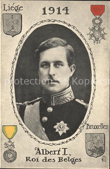 Adel Belgien Albert I. Roi des Belges Orden