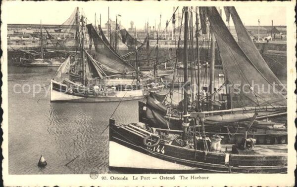 Segelboote Ostende Port Hafen