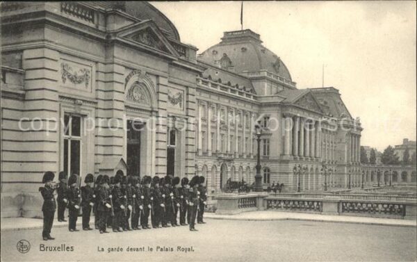Leibgarde Wache Palais Royal Bruxelles