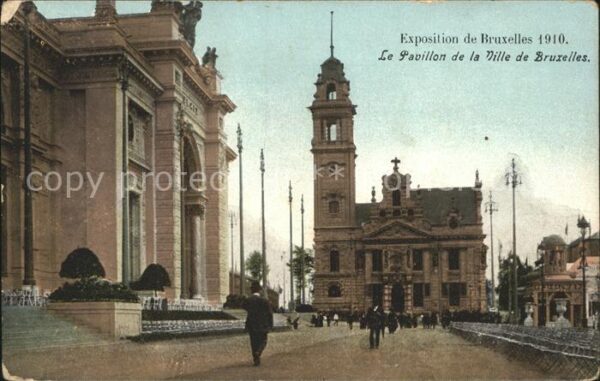Exposition Universelle Bruxelles 1910 Pavillon de la Ville de Bruxelles