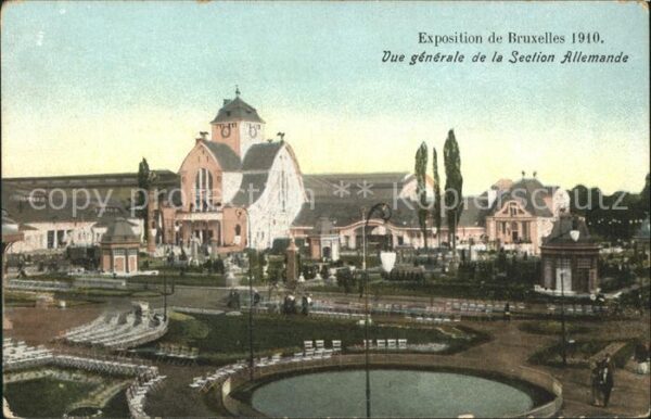 Exposition Universelle Bruxelles 1910 Section Allemande