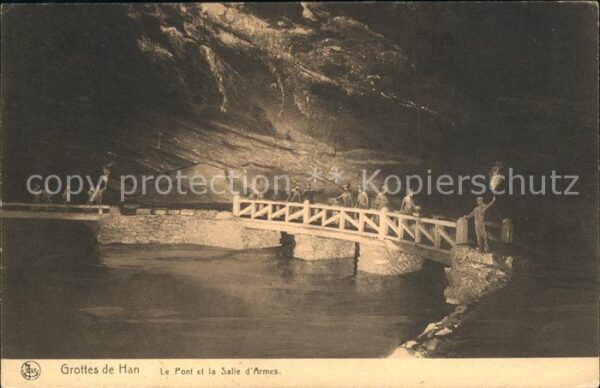 Hoehlen Caves Grottes Grottes de Han Pont et la Salle d_Armes