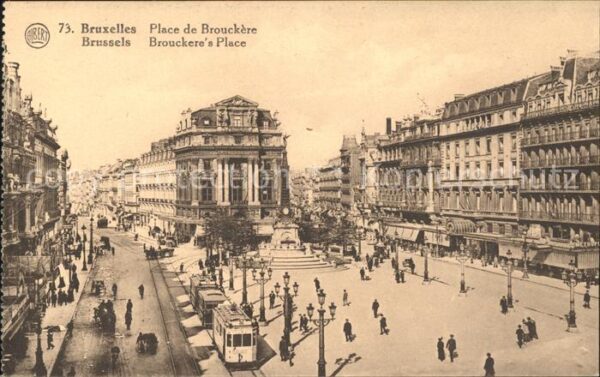 Strassenbahn Bruxelles Place de Brouckere