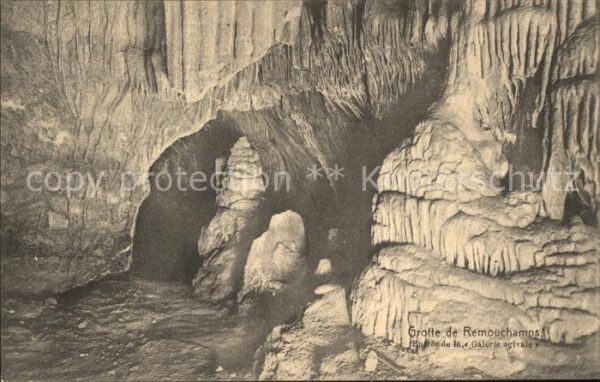 Hoehlen Caves Grottes Remouchamps Galerie ogivale