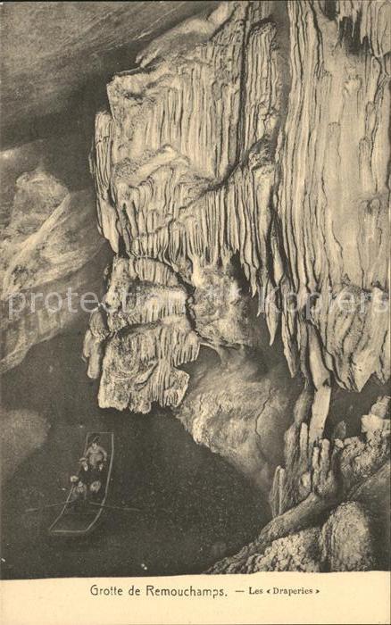 Hoehlen Caves Grottes Grotte de Remouchamps Draperies