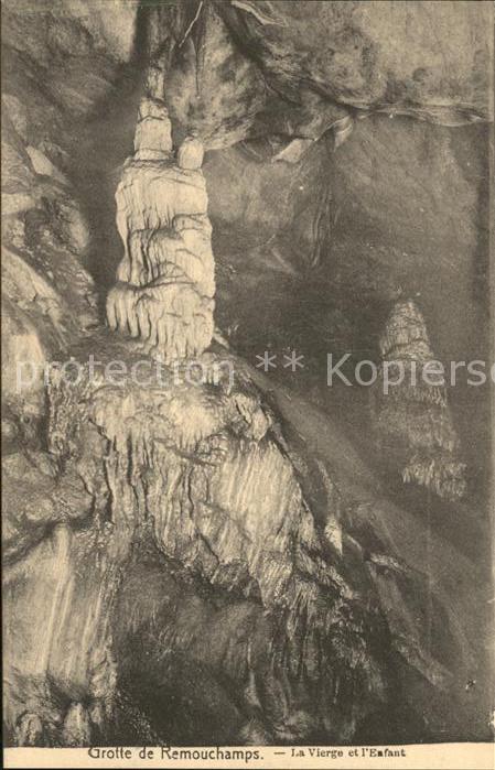 Hoehlen Caves Grottes Grotte de Remouchamps Vierge et l'Elefa