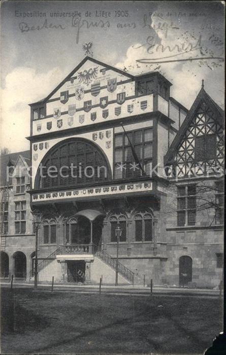 Exposition Universelle Liege 1905 Palais de l'Art ancien