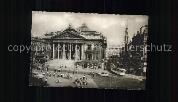 Strassenbahn Bruxelles Bourse Börse