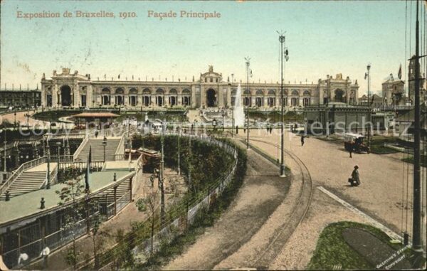 Exposition Universelle Bruxelles 1910 Facade Principale
