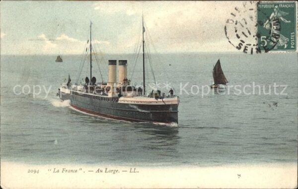 Dampfer Oceanliner La France