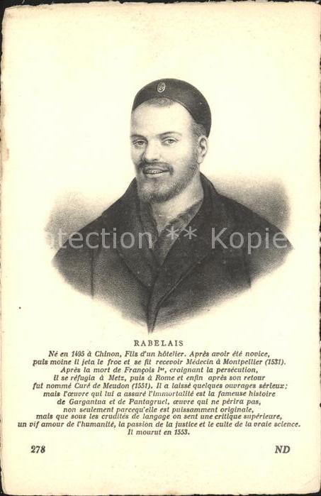 Persoenlichkeiten Francois Rabelais