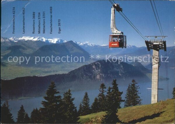Seilbahn Weggis-Rigi Kaltbad Vierwaldstättersee