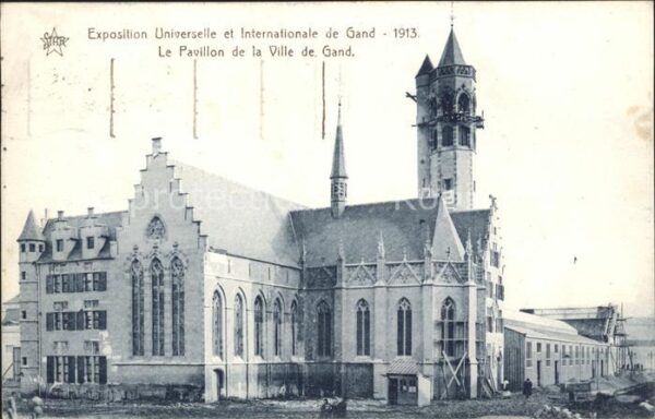 Exposition Universelle Gand 1913 Pavillon de la Ville de Gand