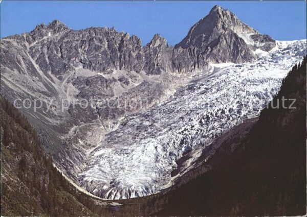Gletscher Glacier du Trient Valais