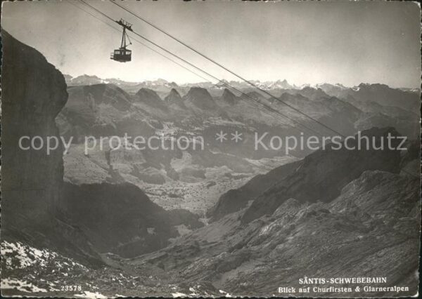 Seilbahn Säntis Churfirsten Glarneralpen