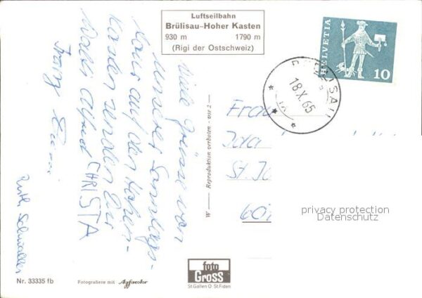 Seilbahn Brülisau-Hoher Kasten – Bild 2