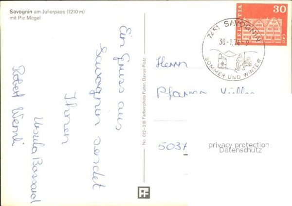 Seilbahn Savognin Julierpass Piz Mitgel – Bild 2