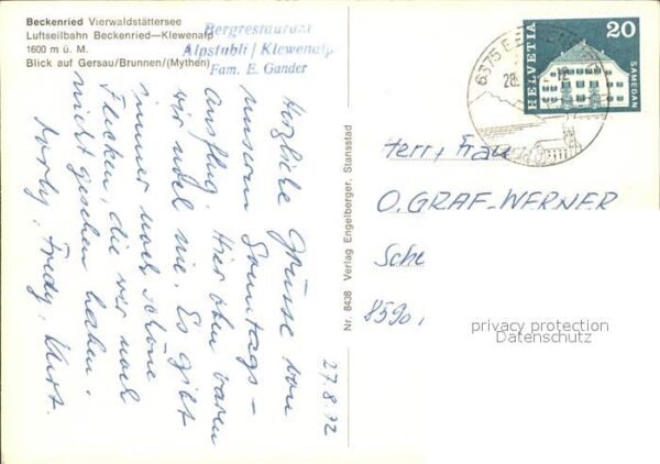 Seilbahn Beckenried-Klewenalp Vierwaldstättersee – Bild 2