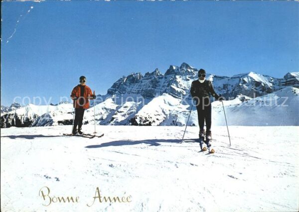 Skifahren Planachaux s. Champery Dents du Midi