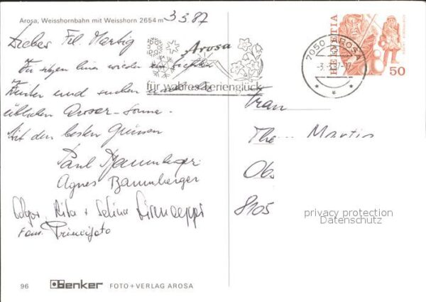 Seilbahn Weisshorn Arosa – Bild 2