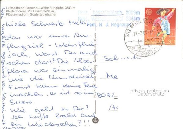 Seilbahn Parsenn-Weissfluhgipfel Plattenhörner P – Bild 2