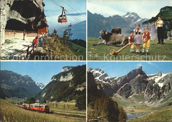 Alphorn Wildkirchli Ebenalpbahn Appenzellerbahn