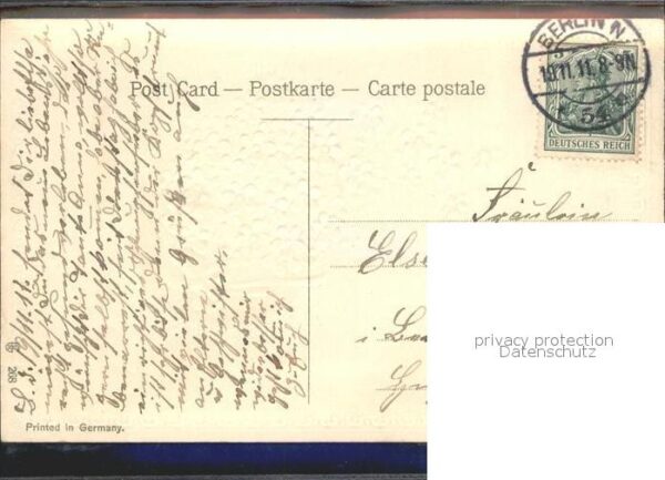 Geburtstag Glückwunsch Vergissmeinnicht Litho – Bild 2