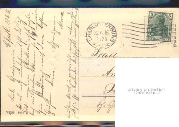 Rosen Glückwunsch Geburtstag Litho – Bild 2