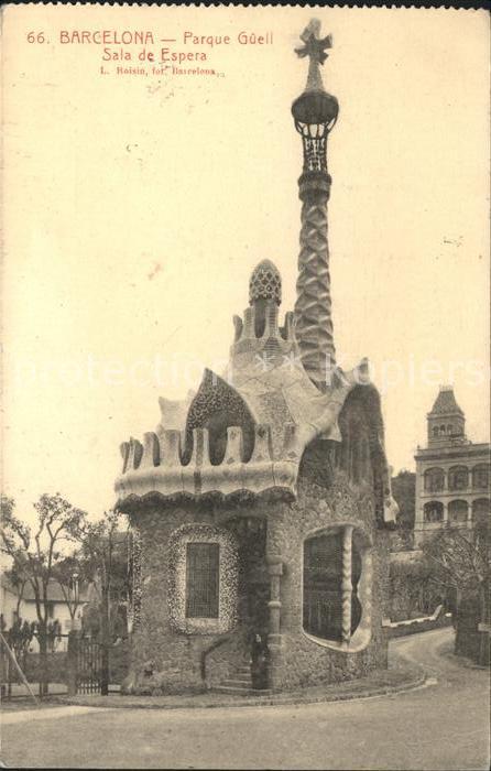 Barcelona Cataluna Parque Güell Sala de Espera