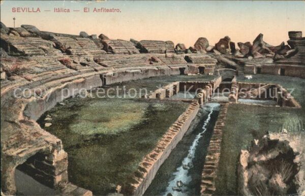 Sevilla Andalucia Italica Anfiteatro antike Stätte